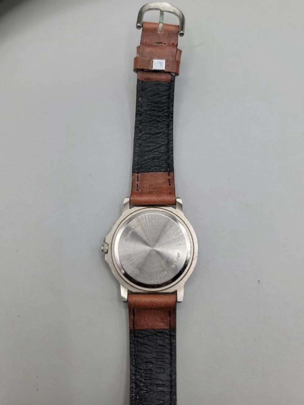 Time Magazine Quartz Watch Silver Tone Dial 33 mm 7